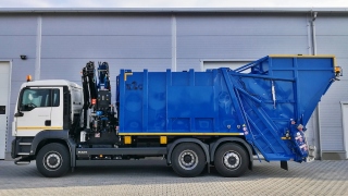 Superstructures for municipal waste disposal or snow removal