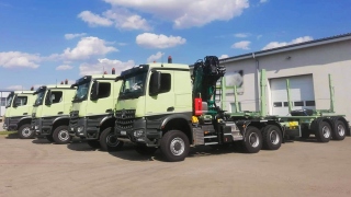 LKW für den Transport von Holz